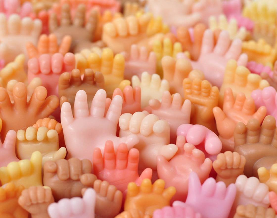 hand-shaped soaps