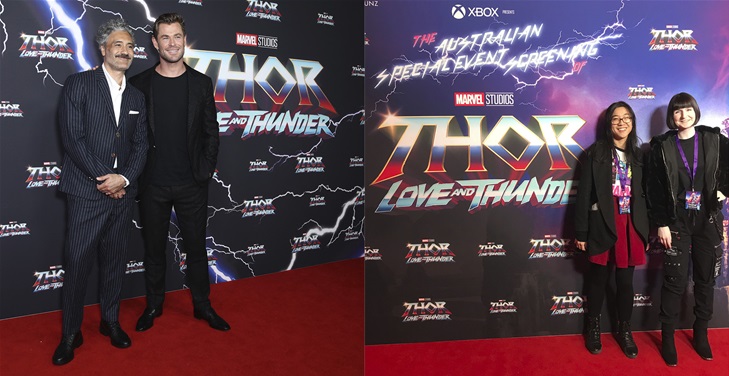 Thor Party With Chris Hemsworth and Taika Waititi
