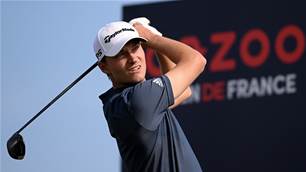 Hojgaard leads in France with scorching 62