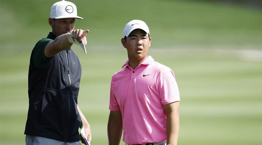 Kim eyeing namesake's record at the Players Kim eyeing namesake's record at the Players