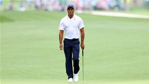 Tiger labours and limps to opening 74