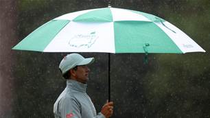 Australia's Masters hopes washed away in Augusta deluge