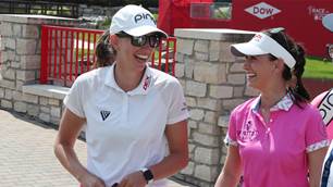 Knight and Szokol shoot LPGA record in alternate shot