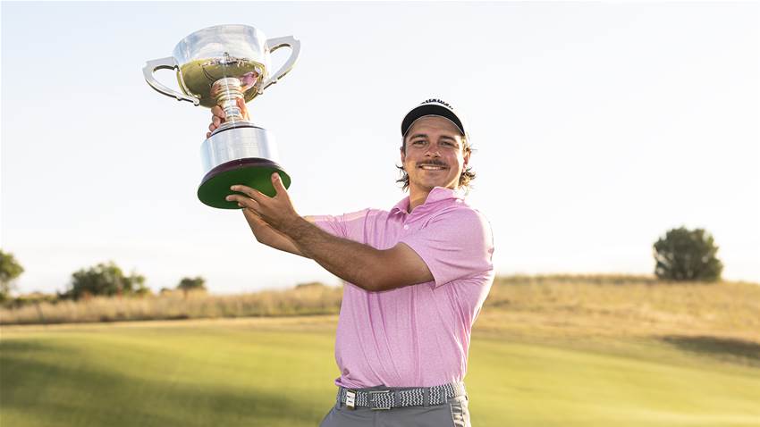 Micheluzzi's seven-shot Sunday charge claims Vic PGA Micheluzzi's seven-shot Sunday charge claims Vic PGA