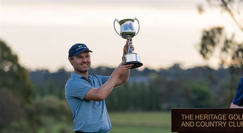 Griffin breaks eight-year win-drought at Heritage Classic Griffin breaks eight-year win-drought at Heritage Classic