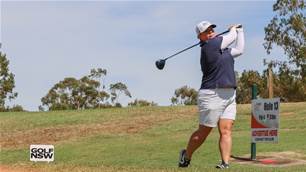 Hall rekindles her golfing spirit to lead by three in Dubbo