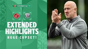 Fleetwood upset West Brom in Carabao Cup