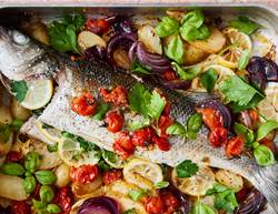 Italian-Style Roasted Barramundi Recipe