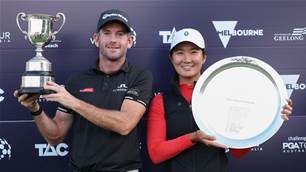 Oh, Geary win in contrasting style at Vic Open