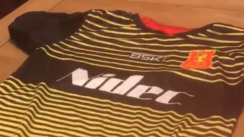 Welsh minnows unveil reversible football jersey