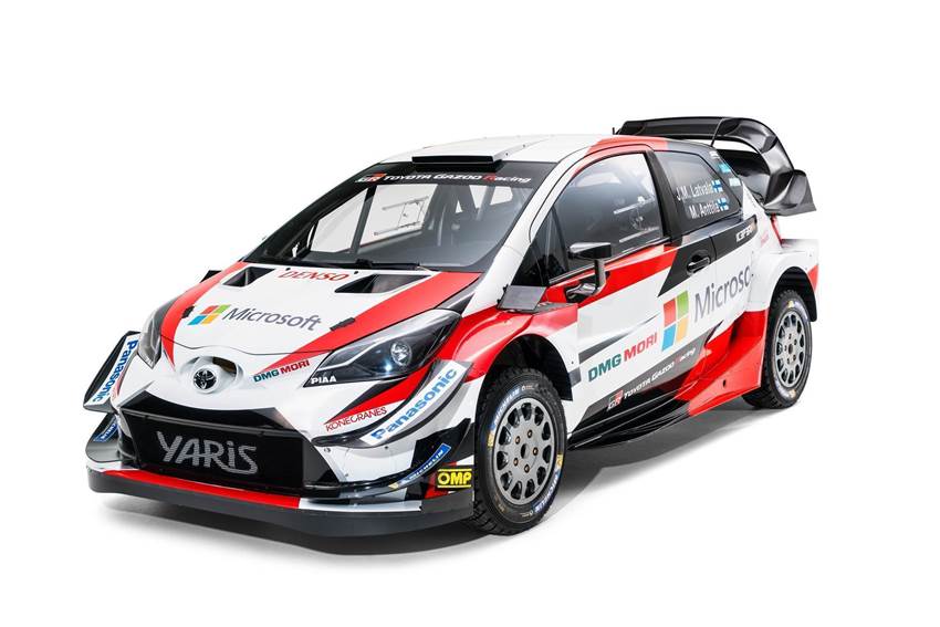 Toyota unveils new wrc contender Toyota unveils new wrc contender