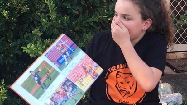 Young Roar fan gets the surprise of her life