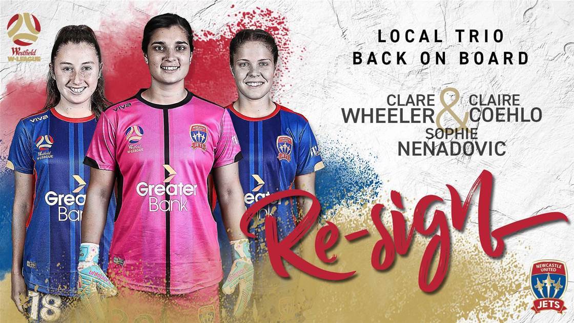 Jets re-sign defensive trio, Adelaide sign NPLW Champion