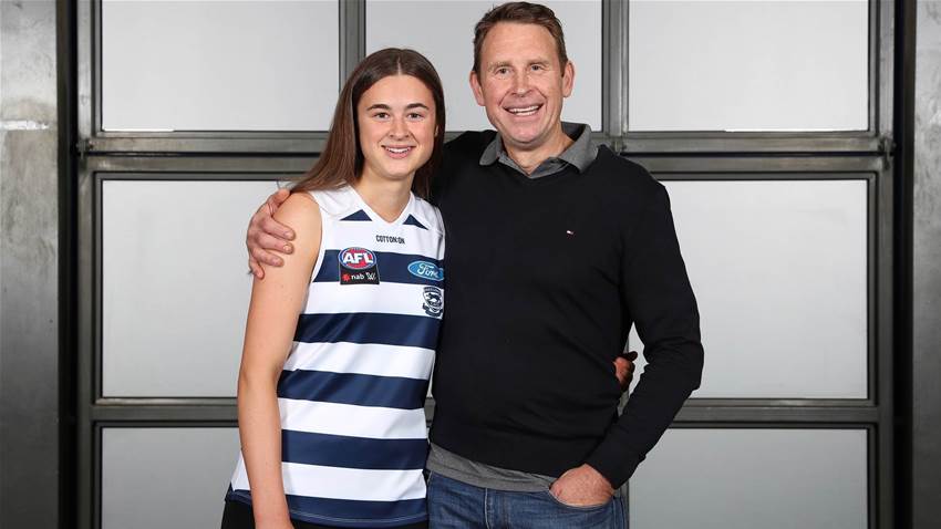 Millie Makes History: AFLW Father-Daughter goes Geelong's way