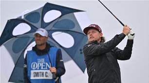 Smith out on course first as Aussie nine targets Open challenge