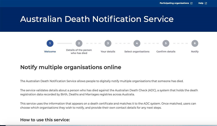 Big four banks join NSW govt's death notification service pilot