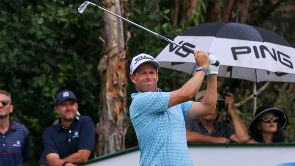 Man of the moment leads rain-interrupted Queensland Open