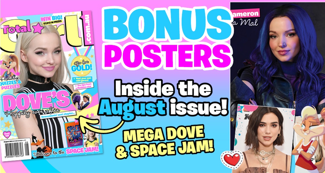 BONUS posters! Sneak peek: Mal, Justin, Dua Lipa and more
