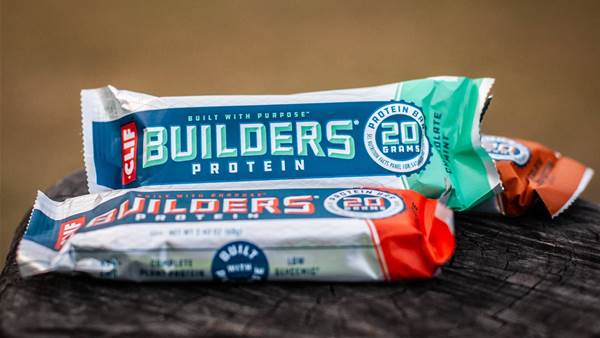 Chomping on Clif Builders bars