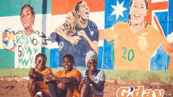 Matildas' Sam Kerr given touching tribute in Nigeria