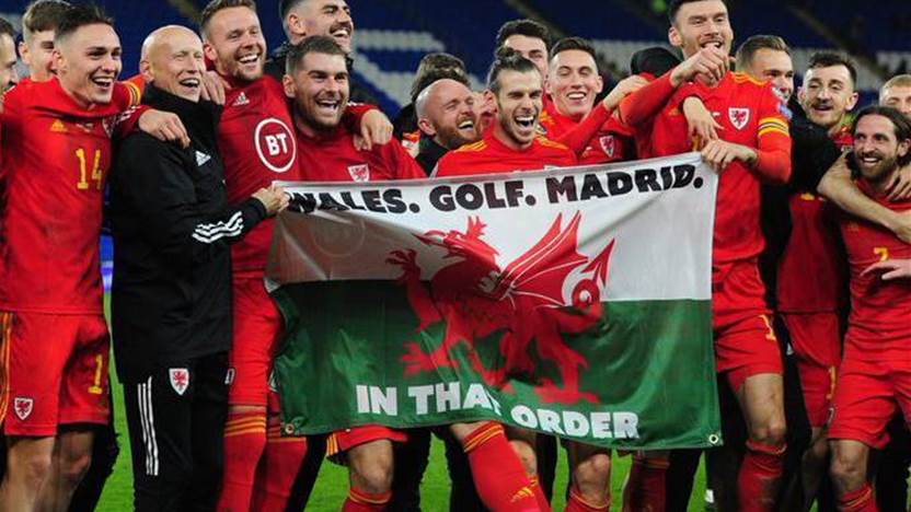 'Wales. Golf. Madrid. In that order': Bale celebrates Euro 2020 qualification