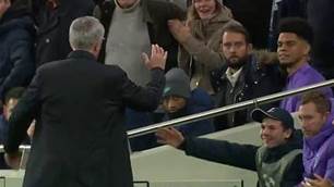 Watch! Mourinho celebrates ball-boy assist in Tottenham goal