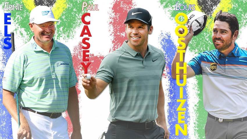 Els, Casey and Oosty en route to Sydney Els, Casey and Oosty en route to Sydney