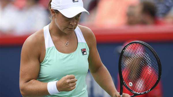 Barty to face world No.1 in Coupe Rogers semis