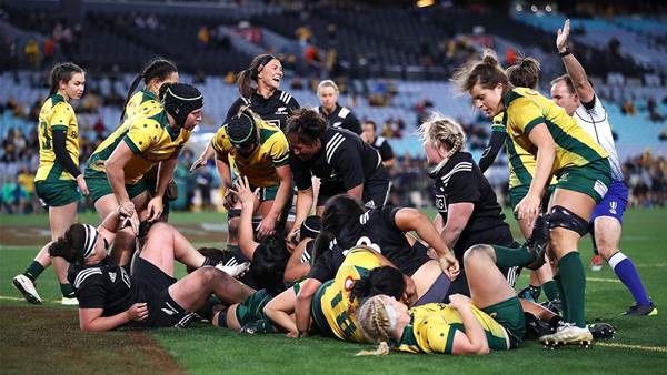 Black Ferns continue dominance over Wallaroos in historic test