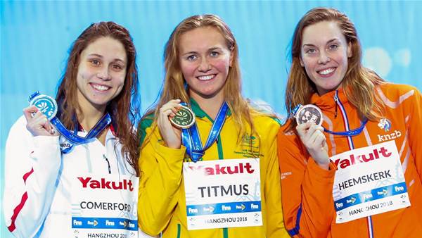 Golden start for Titmus in China