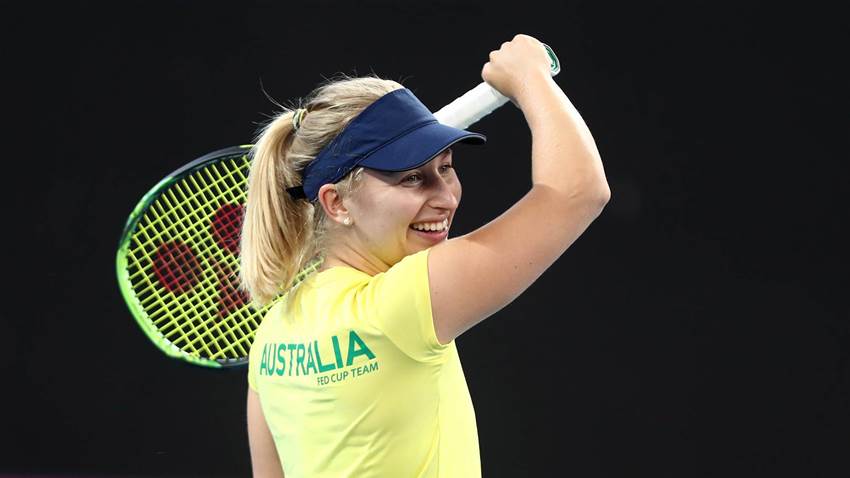 Gavrilova relishing time in Fed Cup envrionment