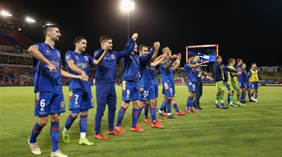Newcastle Jets end on a high and a hope