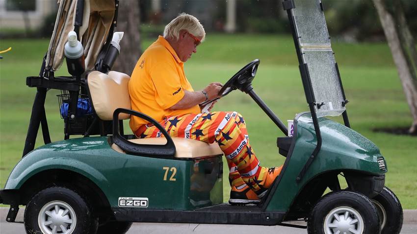 Cart for Daly at US PGA Championship Cart for Daly at US PGA Championship