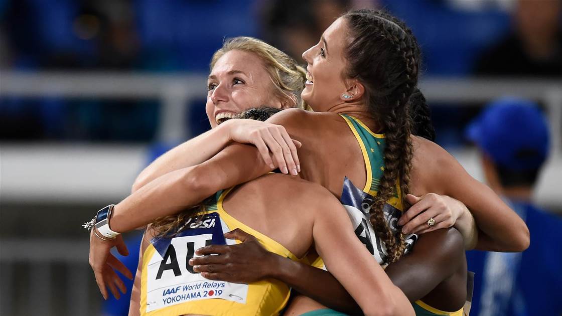 Australian women set fastest time in 4x100m since 2000