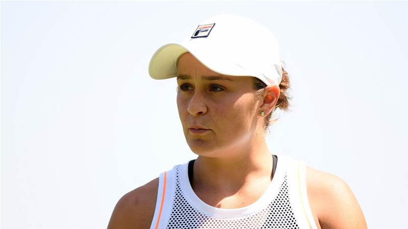 Barty brushes off Wimbledon 'favourite' label