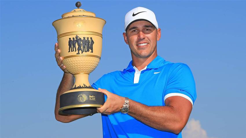 Koepka wins WGC, Marc Leishman third Koepka wins WGC, Marc Leishman third