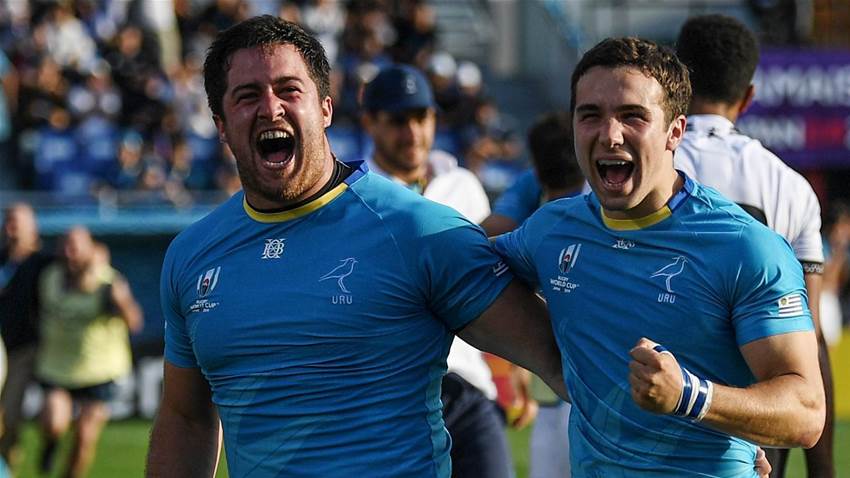 Uruguay provide first Rugby World Cup upset Uruguay provide first Rugby World Cup upset