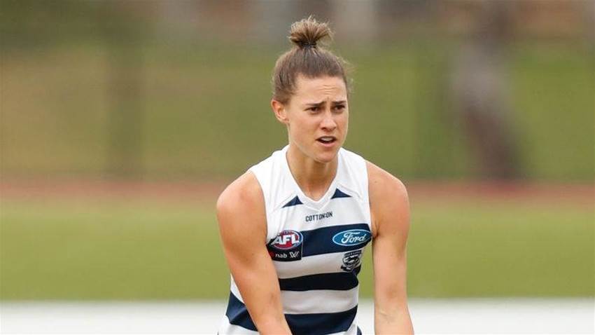 New AFLW rookie improving 'midfield craft' like a Cat on a hot tin roof