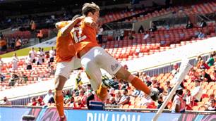Socceroo fires Blackpool into Championship