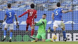 Brighton hold Liverpool, City win in EPL