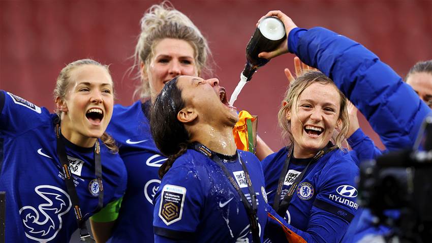 'It's what I came here for...' - Kerr scores hat-trick as Chelsea lift Cup