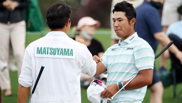 Matsuyama on brink of Masters glory
