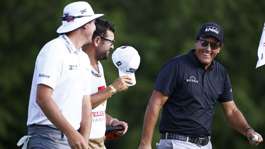 Blast from the past as Mickelson leads Wells Fargo Championship Blast from the past as Mickelson leads Wells Fargo Championship