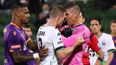 'Sometimes it gets fiery' - Tempers flare as Glory beat United
