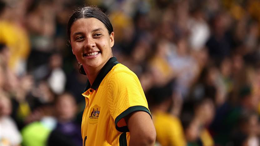 What on earth went through Sam Kerr’s mind as she led the Matildas out in Grenoble?