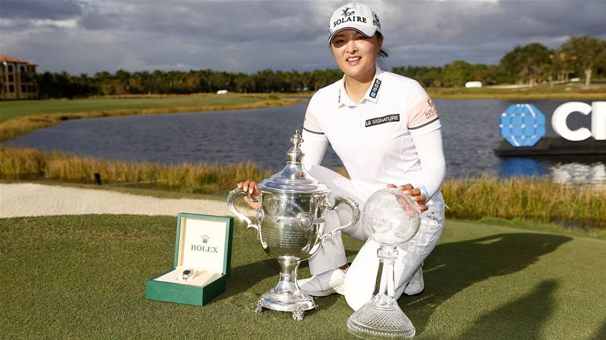Jin Young Ko wins, lands LPGA player title Jin Young Ko wins, lands LPGA player title
