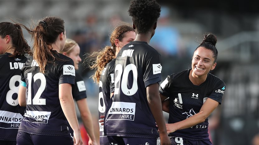 Rojas hat-trick keeps A-League Women Sky Blues on top