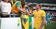 'I've got him tattooed on my calf': Cummings on Socceroos ambitions