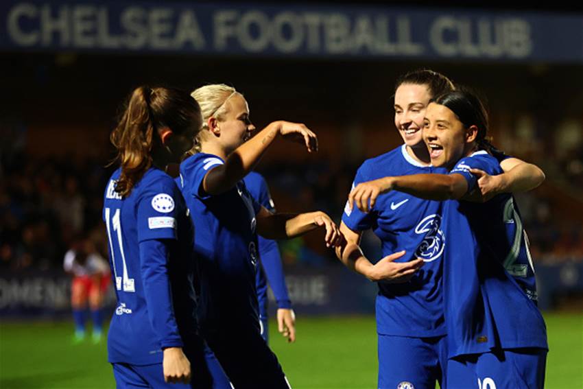 Sam Kerr breaks drought: 'It's nice' Sam Kerr breaks drought: 'It's nice'