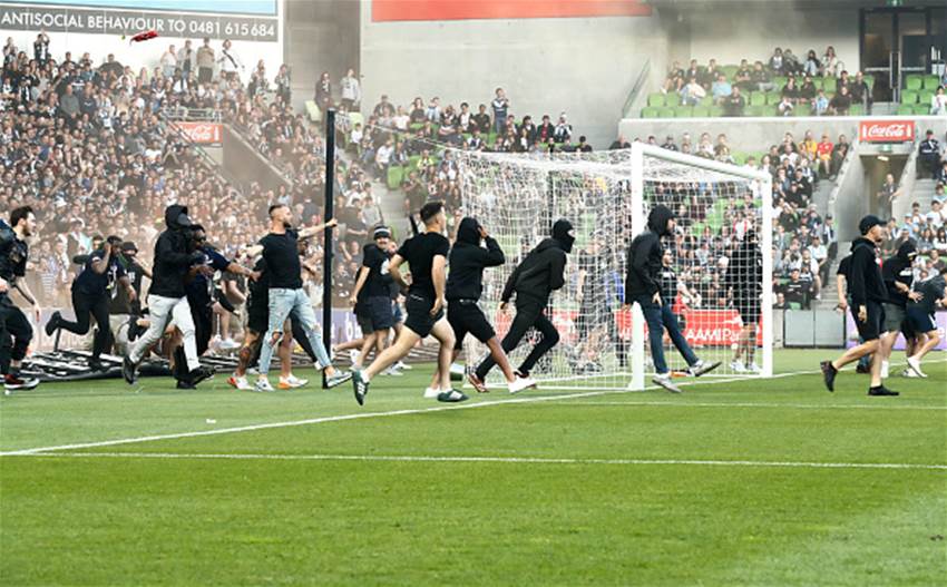 More charges over A-League pitch invasion More charges over A-League pitch invasion